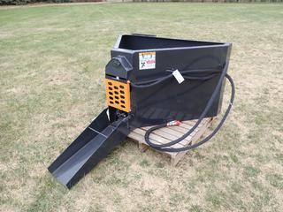 Unused 2024 Wolverine CCT-11-148V Skid Steer Hydraulic Concrete Chuter w/ 3000PSI Max Pressure. SN ZW-00319  **Located In Edmonton**