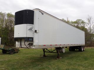 1992 Wabash National RSA-96-25 53ft T/A Refrigerated Van Trailer c/w Carrier Transicold Phoenix Advantage Unit, 68,000lb GVWR And 11R22.5 Tires. VIN 1JJV482E6NL176260 **Located In Edmonton**