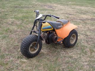 1984 Suzuki ALT50 Trike w/ 145/70-6 Tires. VIN KM1TA11A4E1103196 *Note: Running Condition Unknown* **Located In Edmonton**