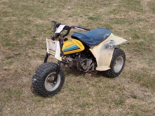 1983 Suzuki ALT50 Trike w/ 145/70-6 Tires. VIN KM1TA11A9D1108490 *Note: Running Condition Unknown* **Located In Edmonton**