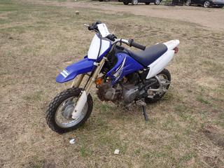 2014 Yamaha TTR50 Dirt Bike c/w 49cc Gas, 3-Spd And 2.50-10 Tires. VIN LBPCA02W6E0394871 *Note: Runs Per Owner* **Located In Edmonton**