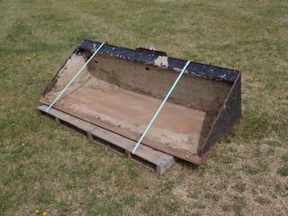 CAT 66in Skid Steer Bucket. SN 65SS0P036612 **Located In Edmonton**