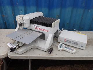 New Hermes Trophy Master 100-240V 300W Engraving Machine w/ IS Machine Control. SN 230044 **Located In Edmonton**
