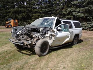 2019 Chevrolet Suburban 4X4 SUV w/ LT275/70R18 Tires. VIN 1GNSKGKCXKR348834 *Note: Parts Only, Buyer Responsible For Removal* **Located In Edmonton**