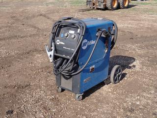 2014 Miller Millermatic 350P 200/230/460V 1/3-Phase MIG Welder. SN ME180438N **Located In Edmonton**