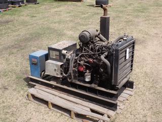 Newage Stamford 240V Single Phase Diesel Generator. Showing 2190hrs. *Note: Running Condition Unknown* **Located In Edmonton**