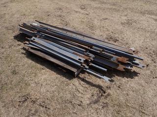Qty Of 4ft And 8ft Shelving Crossmembers c/w 6ft Uprights **Located In Edmonton**