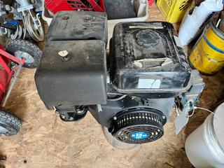 Power Fist 13HP 1 Cyl Gasoline Engine C/w Electric Start **Located At Turner Valley, AB, For More Information Contact Tony @780-935-2619**