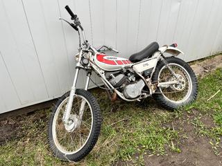 1977 Yamaha TY 175 Motor Bike SN 525-120306 *Running Condition Unknown* **Located At Turner Valley, AB, For More Information Contact Tony @780-935-2619**