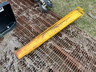 Skid Steer 5FT Fork Extensions **Located At Turner Valley, AB, For More Information Contact Tony @780-935-2619**