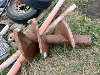 27in Drill Bit C/w To Fit 4in x 4in Chuck **Located At Turner Valley, AB, For More Information Contact Tony @780-935-2619**