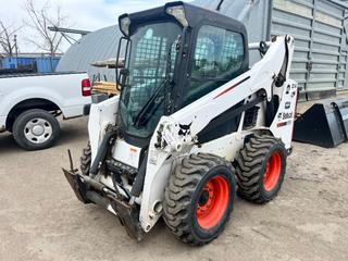 2013 Bobcat S570 2-Spd Skid Steer Loader C/w A/C Cab, Dual Controls, Hyd Q/C, High Flow Hydraulics, Ride Control, 10-16.5 Showing 3,039 Hrs SN A7U712157 **Located In Okotoks, AB, For More Information Contact Tony @780-935-2619**