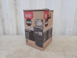 Unused Badger Food Waste Disposer w/ 3/4 HP Dura-Drive  **Located In Edmonton**