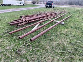 Qty Of Assorted Steel Pipe **Located At Turner Valley, AB, For More Information Contact Tony @780-935-2619**