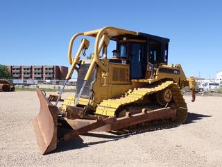 2006 Caterpillar D7R LGP Crawler Dozer c/w CAT 3176C 10.3L 240hp Diesel, Webasto Preheat, 186in Angle Blade, Sweeps, M/S Ripper And Unused 36in SBG Pads. Showing 14,317hrs. PIN DGW00897 **Located In Drayton Valley, AB**