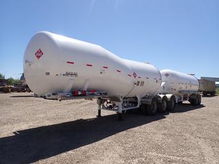 2015 Exosent Engineering  Tridem EXOLPG Tank Trailer w/ 11R24.5 Tires. CVIP 04/2026. VIN 1E9X6SB21FC519105 c/w 2015 Exosent Engineering T/A EXOLPG Tank Trailer w/ 11R24.5 Tires. CVIP 04/2026. VIN 1E9X6SB23FC519106 *Note: Tank Tested* **Located In Drayton Valley, AB**