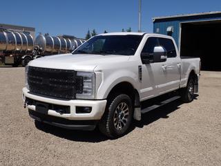 2019 Ford Lariat F-350 Super Duty 4X4 Crew Cab Pickup c/w 6.7L Diesel, A/T, Backup Camera, Fifth Wheel Hitch And LT275/65R18 Tires. Showing 244,718kms. VIN 1FT8W3BT7KED48751 **Located In Drayton Valley, AB**