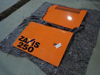 (1) 250 Series Right And Left Excavator Door w/ Keys To Fit John Deere And Hitachi Excavator **Located In Drayton Valley, AB**