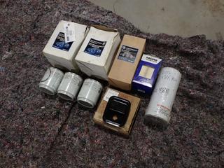 Qty Of Assorted Oil Filters, Detroit Fuel Water Seperators And Door Handle **Located In Drayton Valley, AB**