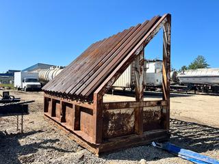 Heavy Duty 11 ft 3 in x 14 ft Grizzly Screen C/w 11 ft 4in tall x 8 ft wide Shipping Dimensions **Located In Drayton Valley, AB**