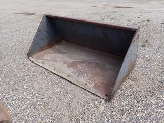 66in Bucket To Fit Thomas Skid Steer **Located In Hinton, AB, For More Info Contact Tony @780-935-2619**