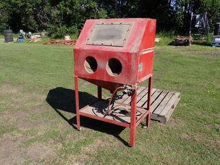 3ft X 2ft X 61in Sand Blasting Cabinet **Located In Edmonton**
