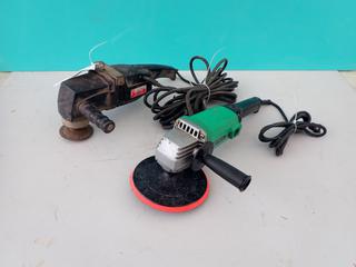 WEN 7in 120V Grinder/Sander c/w Hitachi SAT180 7in 115V Disc Sander Polisher **Located In Edmonton**