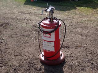 Lincoln Air Operated Grease Pump c/w Premium Multi-Application Grease, Hose And Nozzle  **Located In Edmonton**