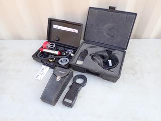 Mac Tools CST500 Cooling System Pressure Tester c/w Steelman EngineEAR II Leak Detector And AMPROBE Model AC/DC1000 Clamp Meter **Located In Edmonton**