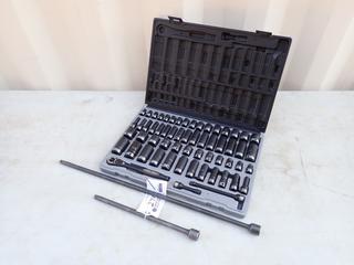 GP Duo Socket 7mm - 22mm And 5/16in - 3/4in Socket Set c/w (2) Snap-On Extensions **Located In Edmonton**
