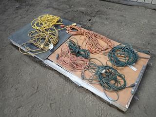 Qty Of Assorted Extension Cords **This Item Is Located @ 23453 Township Rd 502, Rolly View AB, For More Info Contact Tony @780-935-2619, Viewing And Removal By Appointment Only**