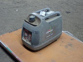 Briggs & Stratton P2000 Model 030553 120V Inverter Generator. SN 1020016613 *Note: Working Condition Unknown* **This Item Is Located @ 23453 Township Rd 502, Rolly View AB, For More Info Contact Tony @780-935-2619, Viewing And Removal By Appointment Only**