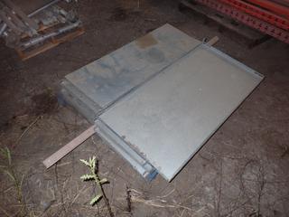Qty Of 4ft X 18in Shelves c/w 78in Upright **This Item Is Located @ 23453 Township Rd 502, Rolly View AB, For More Info Contact Tony @780-935-2619, Viewing And Removal By Appointment Only**
