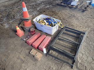 Qty Of Flare Kits, Pylons, Fuel Injection Hose And Assorted Supplies **This Item Is Located @ 23453 Township Rd 502, Rolly View AB, For More Info Contact Tony @780-935-2619, Viewing And Removal By Appointment Only**