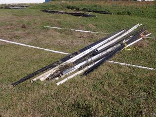 Qty Of Assorted Approx. 21ft 2in And 3in Pipe **This Item Is Located @ 23453 Township Rd 502, Rolly View AB, For More Info Contact Tony @780-935-2619, Viewing And Removal By Appointment Only**