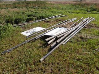 Qty Of Assorted Approx. 21ft X 3in Pipe **This Item Is Located @ 23453 Township Rd 502, Rolly View AB, For More Info Contact Tony @780-935-2619, Viewing And Removal By Appointment Only**