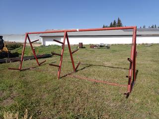 16ft X 5ft X 6ft Double Sided Cantilever Storage Rack **This Item Is Located @ 23453 Township Rd 502, Rolly View AB, For More Info Contact Tony @780-935-2619, Viewing And Removal By Appointment Only**