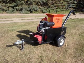Echo Bear Cat Model 71020 S/A Chipper/Shredder w/ Honda GX620 V-Twin 20hp Engine, 5in Diameter, 2in Ball And 4.80-8 Tires. SN 700035 **Located In Edmonton**