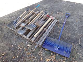 Qty Of Shovels, Pry Bars And Scrapers **Located In Edmonton**
