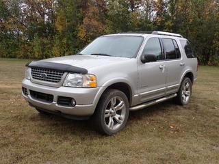 2005 Ford Explorer Limited 4X4 SUV c/w 4.6L Gas, A/T And 265/50R20 Tires. Showing 309,438kms. VIN 1FMZU75W75UB83216 *Note: Windshield Cracked, Requires Repair* **Located In Edmonton**