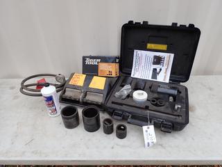 2016 Tiger Tool 1500 Pin And Bushing Service Kit c/w Enerpac Model XA11 Hydraulic Power Unit And Qty Of Adapters For Airliner Suspension **Located In Edmonton**