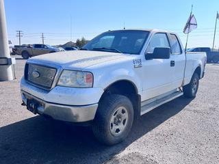 2008 Ford F-150 XLT Supercab 4X4 Pickup Truck C/w 5.4L V8, A/T, 265/70R17 Tires Showing 269,539 KMS VIN 1FTPX14V98FC13303 *Located Near Coronach, SK @ Poplar River Mine*