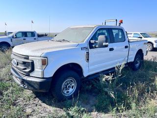 2020 Ford F-250 XL Superduty Crew Cab 4X4 Pickup Truck C/w 6.2L V8, A/T, 265/75R17 *Note Non Running, Unable to Verify Mileage* VIN 1FT7W2B64LEC33946 *Located Near Coronach, SK @ Poplar River Mine*