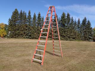 Sturdy 14ft Step Ladder **Located In Edmonton**
