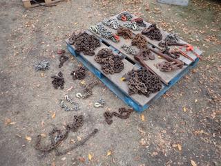 Qty Of Assorted Chain And Chain Binders **Located In Edmonton**
