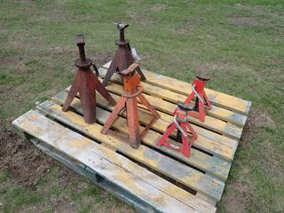 Qty Of (3) Axle Stands w/ (2) Motomaster 2-Ton Axle Stands** **Located In Edmonton**