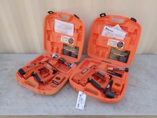 Paslode IM200F18 Cordless 18-Ga Finish Nailer c/w Paslode Cordless 16-Ga Straight Finish Nailer  **Located In Edmonton**