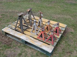 Qty Of (4) Motomaster 2-Ton Axle Stands c/w (4) Axle Stands **Located In Edmonton**
