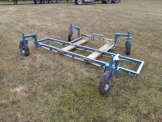 126in X 74in Tractor Trailer Axle Removal Dolly C/w Fork Pockets **Located In Edmonton**