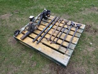 (2) Powerfist Weight Distributing Hitches, (2) Reese Straight Line Trailer Hitches, (4) Sway Bars And (1) 2in Hitch  **Located In Edmonton**